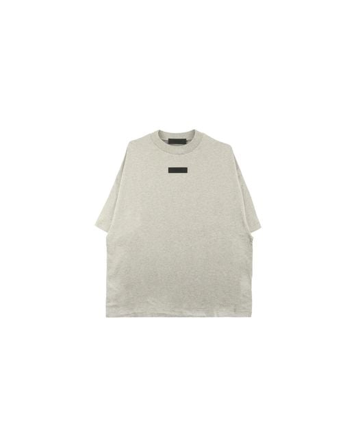 Fear Of God Black Tab Crewneck Tee "Dark Heather Oatmeal" 125Sp244193F" for men