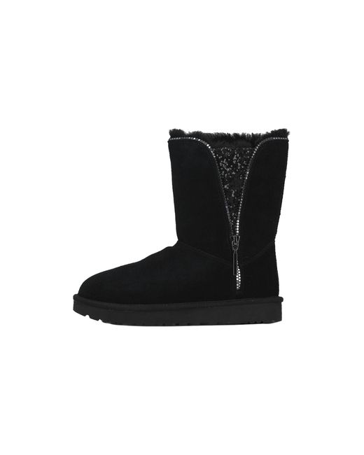 Ugg Black Classic Zip Stiefel Boot 1103764 Blk"