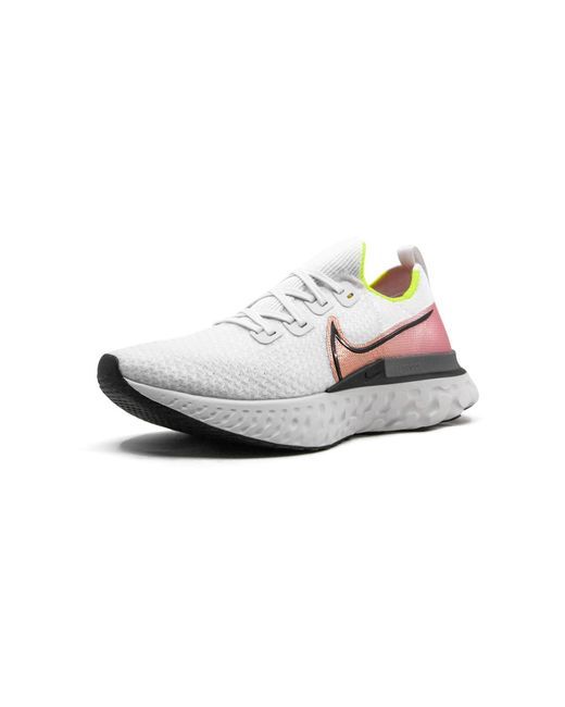 Nike Black React Infinity Run "Platinum Tint Blast" Cd4371 004" for men