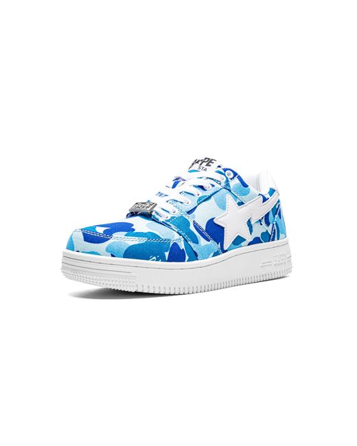 A Bathing Ape Blue Sta Low 20Th Anniversary "Abc Camo for men