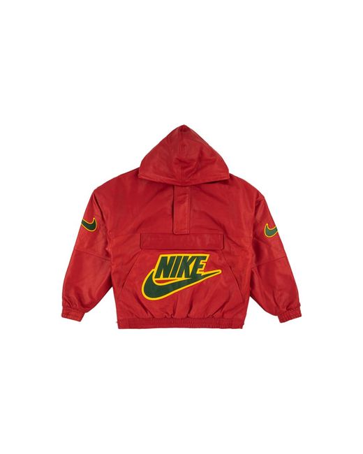 red nike jacket mens