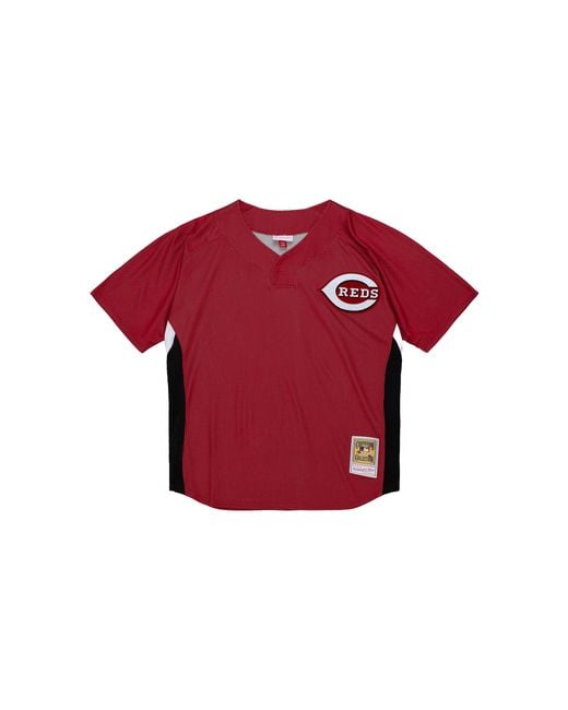 Mitchell & Ness Mlb Authentic Bp Pullover Jersey "Reds 2007 Ken Griffey Jr" Abpjac20010-Crenavy07Kgj" for men