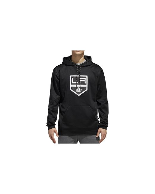Adidas Black Nhl La Kings Pullover Hoodie Dn2541" for men