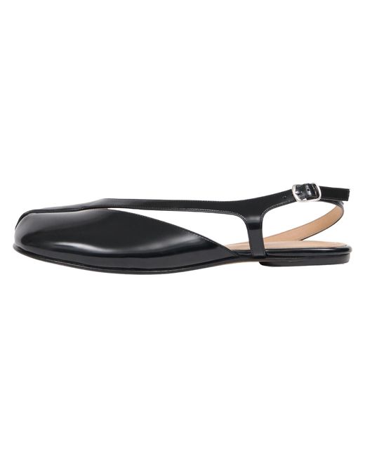 Maison Margiela Black Tabi Flat Slingback Sandal S58Wp0295P8193T8013"