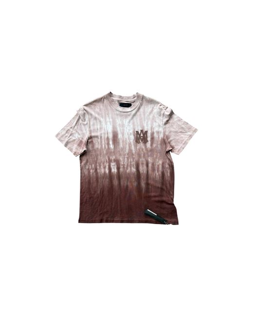 Amiri Black Tie-Dye Ma Core Logo T-Shirt Amr007" for men