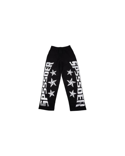Sp5der Black Mx555 Sweatpant 289" for men