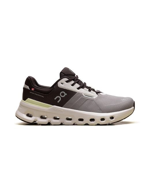 On Shoes Black Cloudrunner 2 Waterproof "Zinc" 3We10142783"