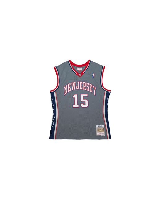 Mitchell & Ness Black Alternate Jersey Nets 2004 Vince Carter Smjy5672 Njn04Vcagrey" for men