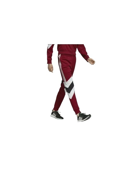 Adidas Black Originals Palmeston Track Pants "Collegiate Burgundy" Dx2086" for men