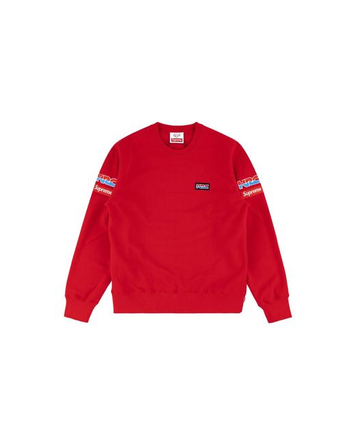 Supreme Honda Fox Racing Sweatshirt in Red for Men | Lyst