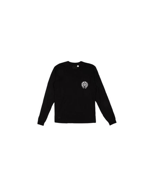 Chrome Hearts Black Paris Exclusive L/S T-Shirt Chrm0029" for men