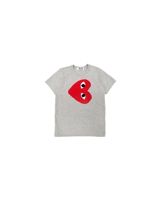 COMME DES GARÇONS PLAY Black Sideways Heart Ss T-Shirt Az T264 051 1 4" for men