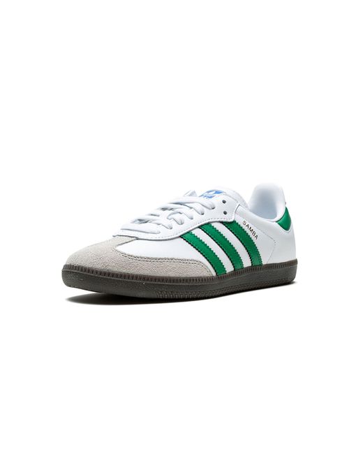 Adidas Black Samba Og "white / Green" Shoes