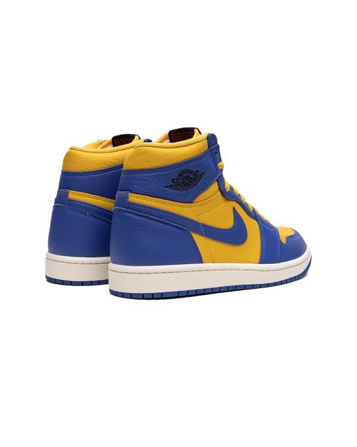 Nike Blue Air 1 High Og "Reverse Laney" Fd2596 700"