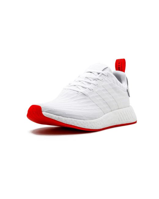 Adidas White Nmd R2 Pk Ba7253" for men