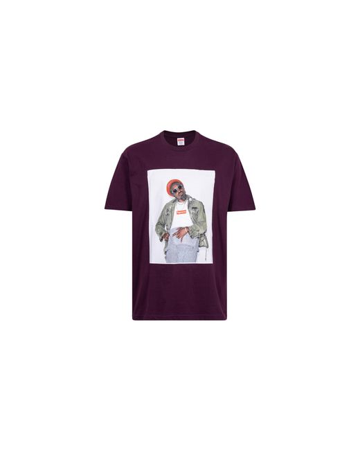 Supreme Black Andre 3000 T-Shirt "Fw22" Su12123"