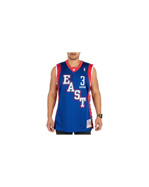 Mitchell & Ness Blue Nba Allen Iverson Authentic Jersey "2004 All-Star East for men