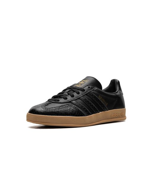 Adidas Black Gazelle Indoor "Core Snakeskin" If1978" for men