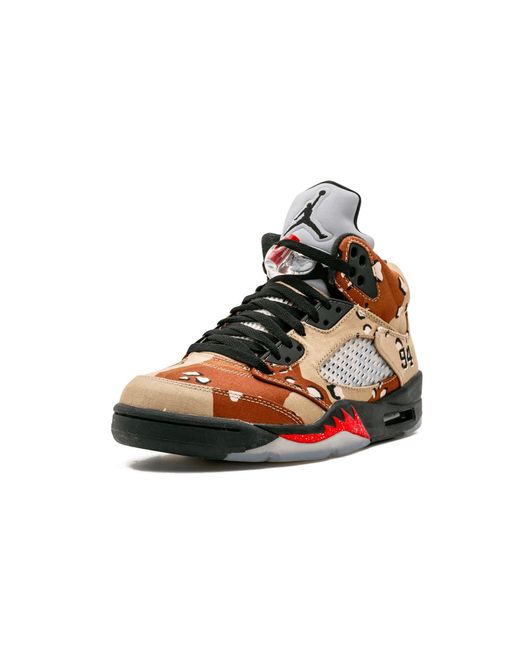 Nike Black Air 5 Retro Supreme "Camo" Shoes for men