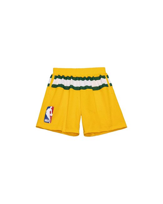 Mitchell & Ness Yellow Nba Hwc Shorts Supersonics 2003 "Supersonics" Smsh6154 Ssu03Pppyell" for men