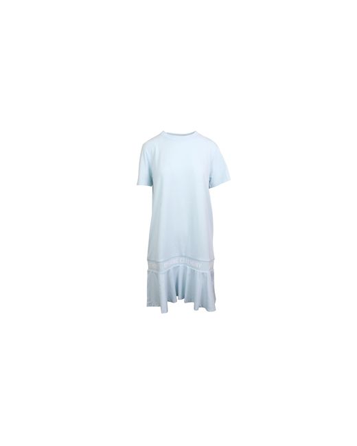 Opening Ceremony Black Scallop Oc Elastic Logo T-Shirt Dress 95 Ocy 0017"