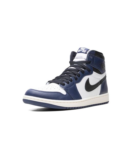 Nike Blue Air 1 Retro High Og "Midnight" Dz5485 401" for men
