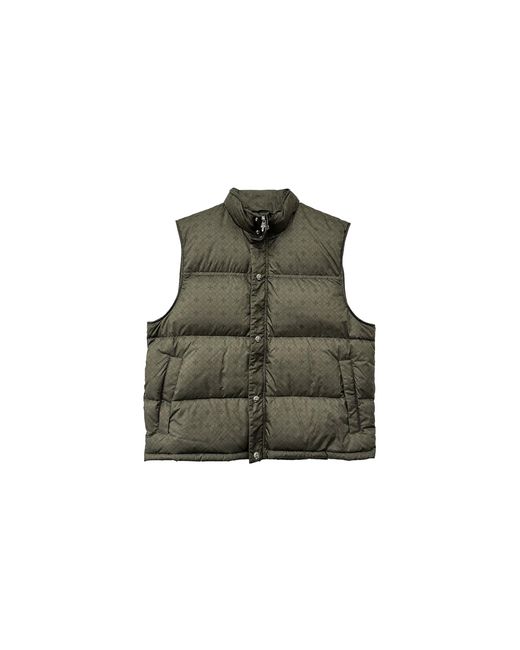 Chrome Hearts Green Monogram Cross Pattern Puffer Down Vest Chrm0474" for men