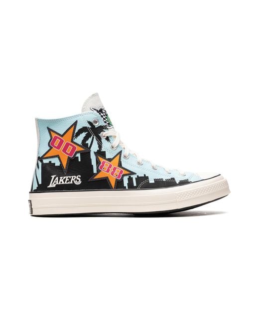 Converse Black Chucks 70 Hi Lakers "Jeff Hamilton" 171242C" for men