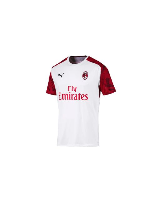 PUMA Black Ac Milan Training Jersey Short Sleeve 756141 02" for men