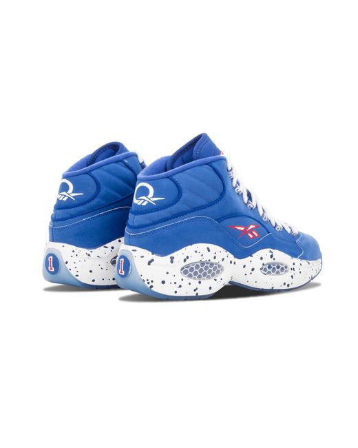 Reebok Blue Question Mid "Draft Day" V46904" for men