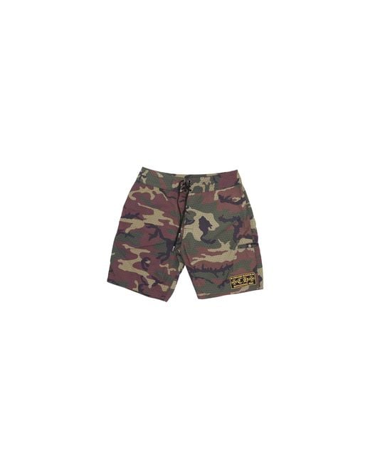 Chrome Hearts Black Board Shorts "Camouflage" Chrm0205" for men