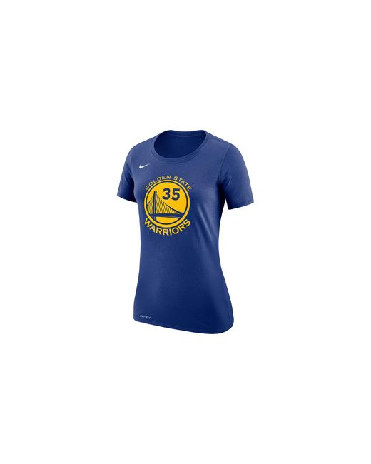 Nike Blue Nba Gsw The Bay Name & Number Kevin Durant T-Shirt Ah1328 472"