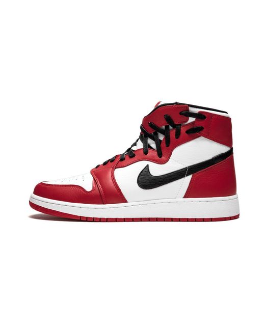 nike red and black high tops