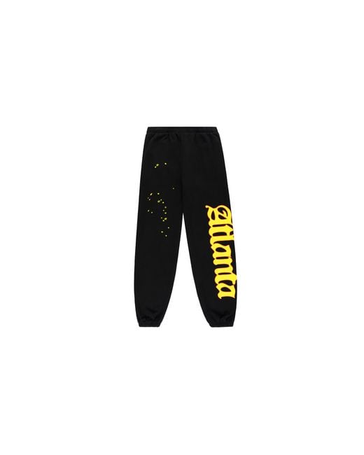 Sp5der Black Atlanta Sweatpant 164" for men