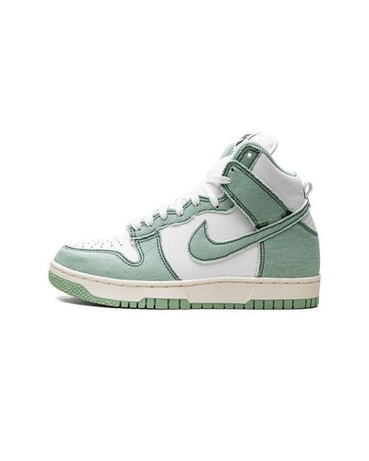 Nike Dunk High 1985 Mns "green Denim" Shoes