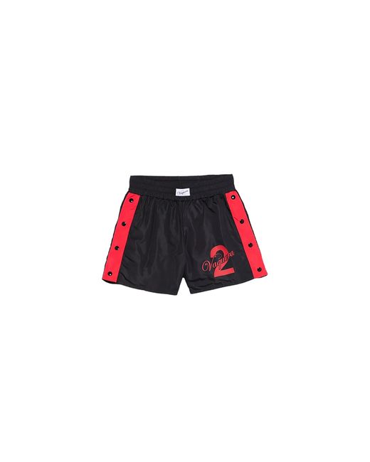 VAQUERA Black Snap Shorts Woven Vaq09P008"