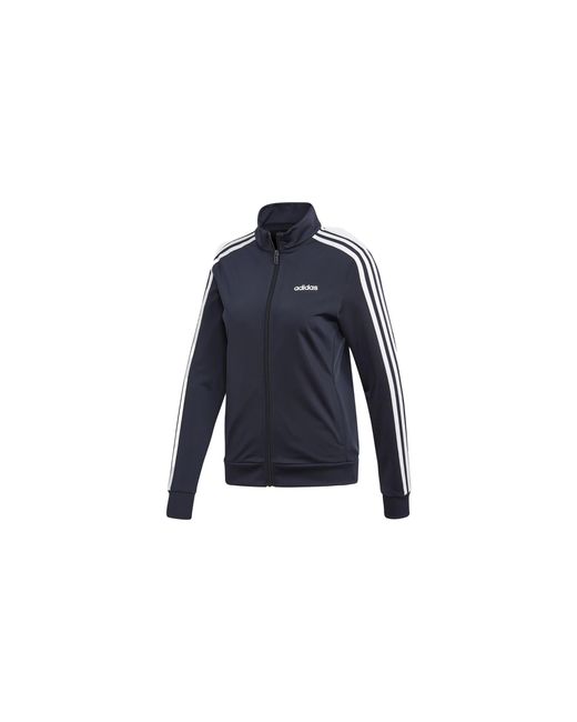 Adidas Blue 3-Stripe Track Jacket "Legend Ink Du0665"