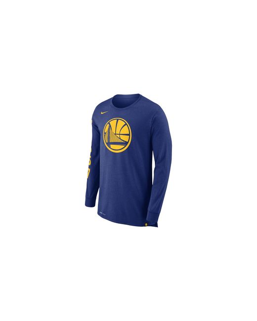 Nike Blue Nba Long Sleeve T‑Shirt "Golden State Warriors Legacy" 873930 495" for men