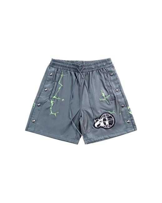 Triple Sevens Blue Sniper Gang 7Sniper Nylon Shorts Ts7007" for men