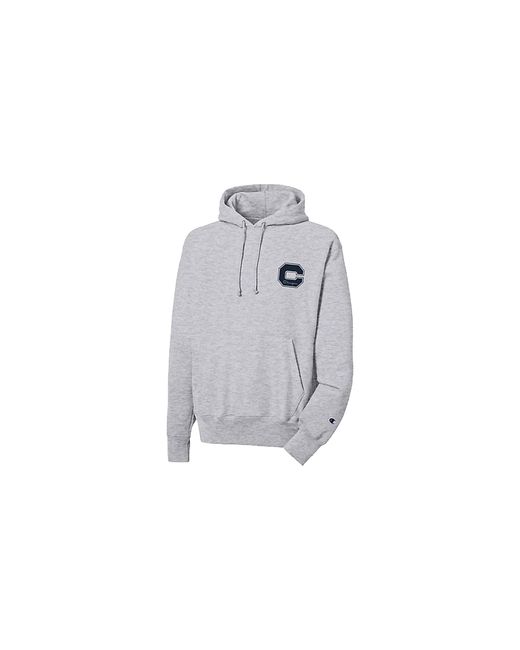 Champion Black Reverse Weave Pullover Hoodie With Baseball "C" "Oxford" Gf68Y06534 1Ic" for men