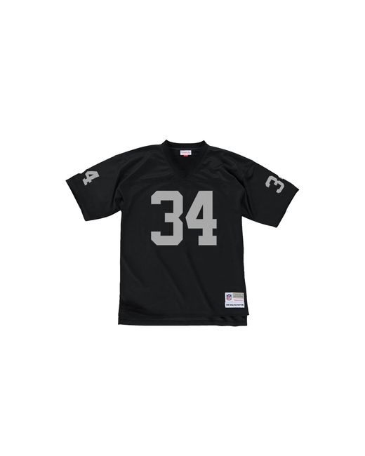 Mitchell & Ness Black Legacy Jersey Los Angeles Raiders 1988 Bo Jackso Lgjyac18035 Laiblck88Bja" for men