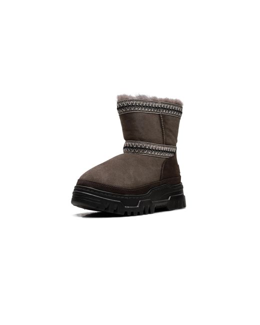 Ugg Black Classic Mini Trailgazer Boot "Hickory" 1158322 Hck"