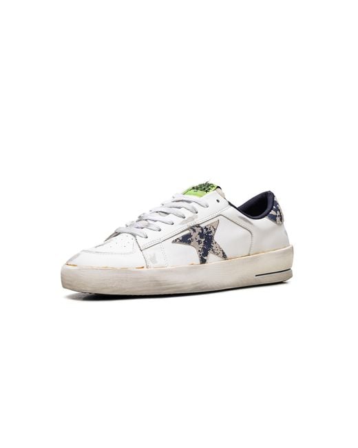 Golden Goose Deluxe Brand Black Stardan Lab Leather With A Camouflage Star" Gmf00128 F006458 12105" for men