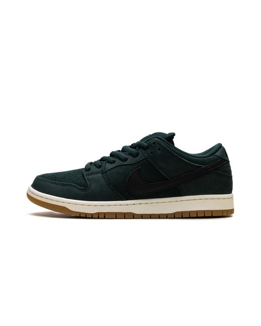 Nike Black Sb Dunk Low Pro "Deep Fir" Fj1674 300" for men