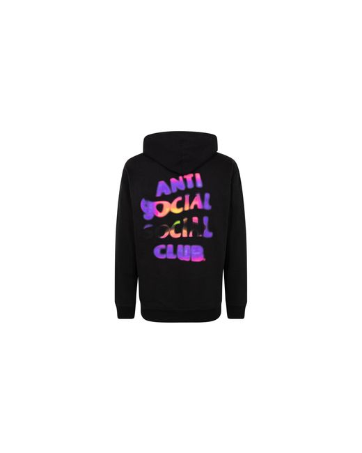 ANTI SOCIAL SOCIAL CLUB Black Lava Hoodie As0269" for men
