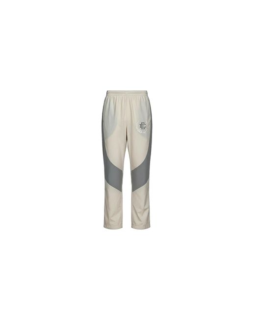 Eric Emanuel Black Ee Nylon Trackpants "Ivory Ee348" for men