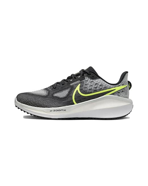 Nike Black Vomero 17 Light Smoke Volt" Fb1309 001" for men