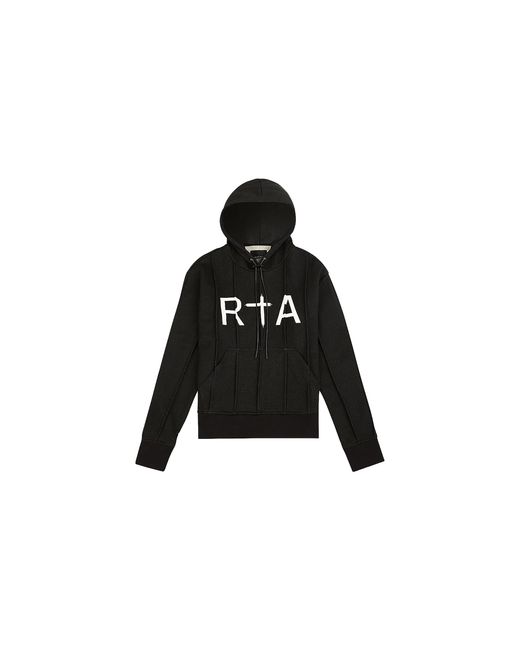 RTA Pintuck Hoodie Mh22K336 T1296Black" for men