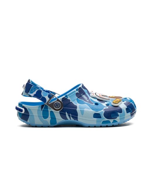 A Bathing Ape Blue Clog "Croc for men