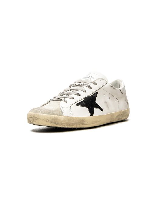 Golden Goose Deluxe Brand Black Super-Star "Stripes" Gmf00331.F003037.10220" for men